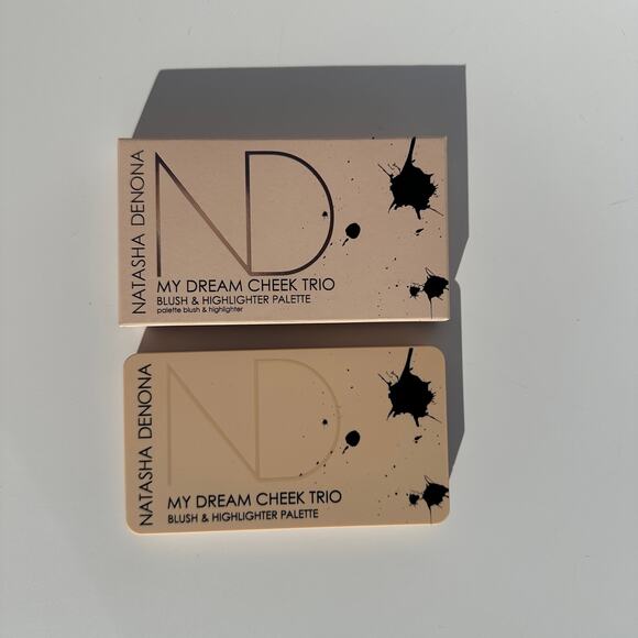 Natasha Denona My Dream Cheek Trio Blush & Highlighter Palette Cream Powder BNIB - Picture 8 of 12